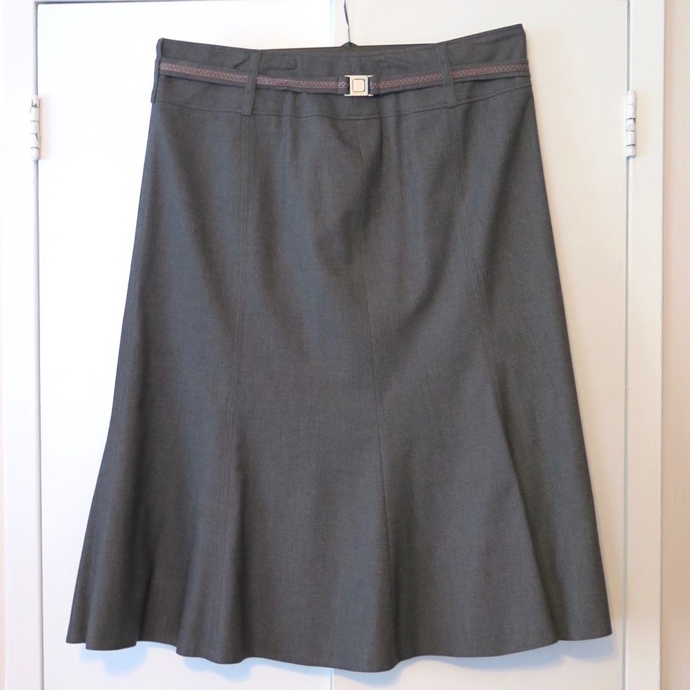Gerry Weber Heather Gray Flared Skirt